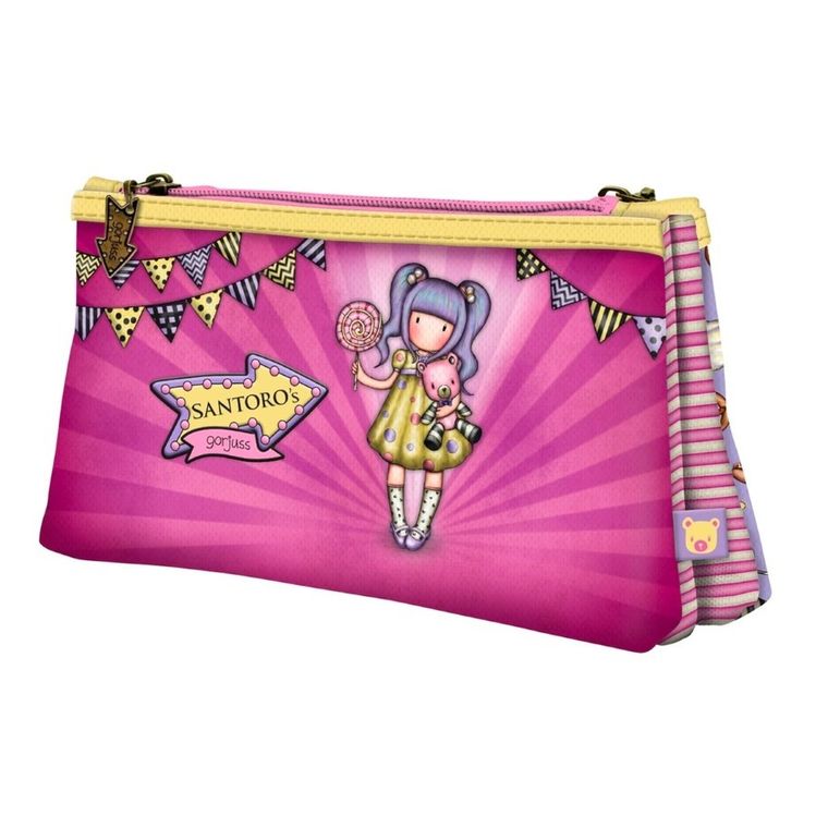 Gorjuss, Fairground, First Prize, piórnik saszetka, podwójny