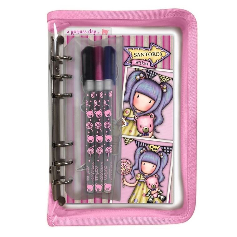 Gorjuss, Fairground, First Prize, zestaw przyborów szkolnych, organizer