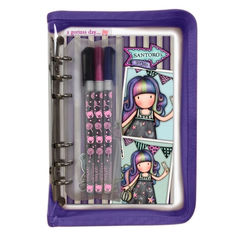 Gorjuss, Fairground, Up and away, zestaw przyborów szkolnych, organizer