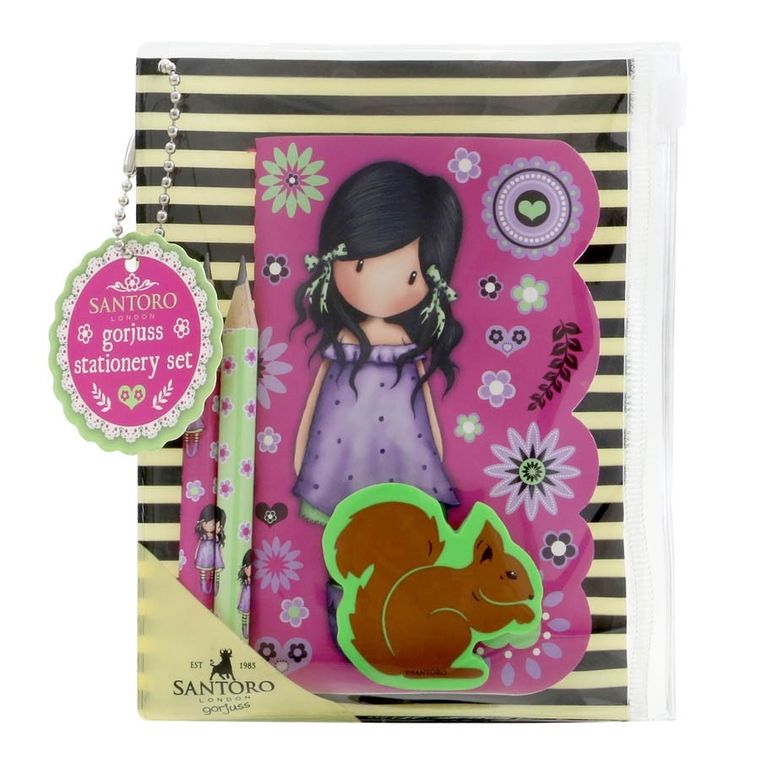 Gorjuss Fiesta, You Brought Me Love, zestaw przyborów szkolnych, 5 elementów