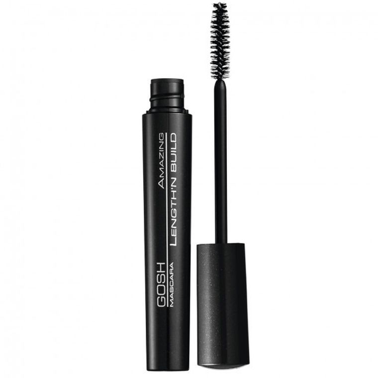Gosh, Amazing Length'N Build Mascara, wydłużający tusz do rzęs, Black, 9 ml