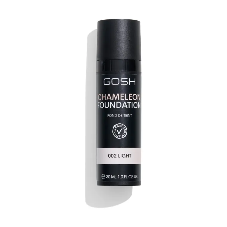 Gosh, Chameleon Foundation, podkład adaptujący się do skóry, 002 Light, 30 ml