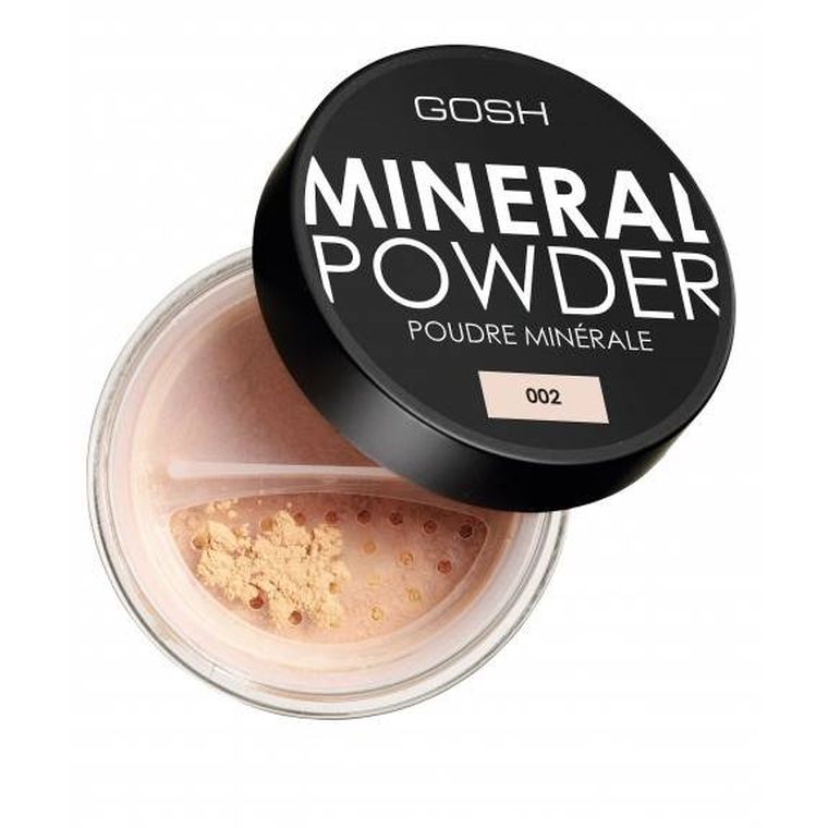 Gosh, Mineral Powder, puder mineralny, 002 Ivory, 8g