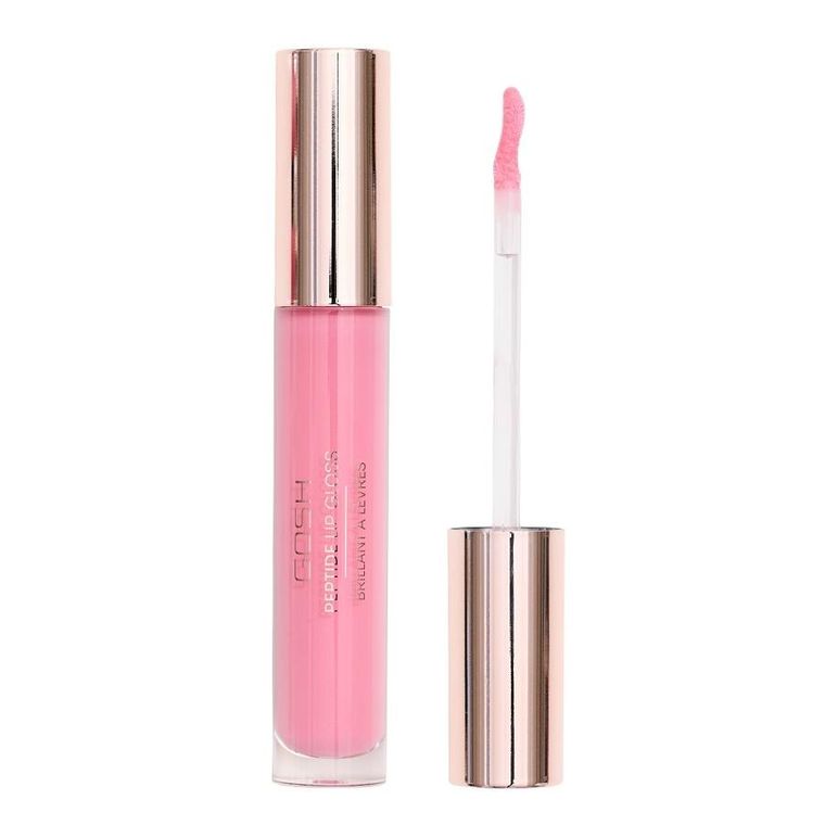 Gosh, Peptide Lip Gloss, błyszczyk do ust z peptydami, 010 Candyfloss, 7 ml
