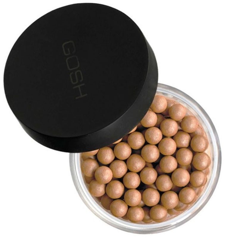 Gosh, Precious Powder Pearls, opalizująco-brązujący puder w kulkach, 25g