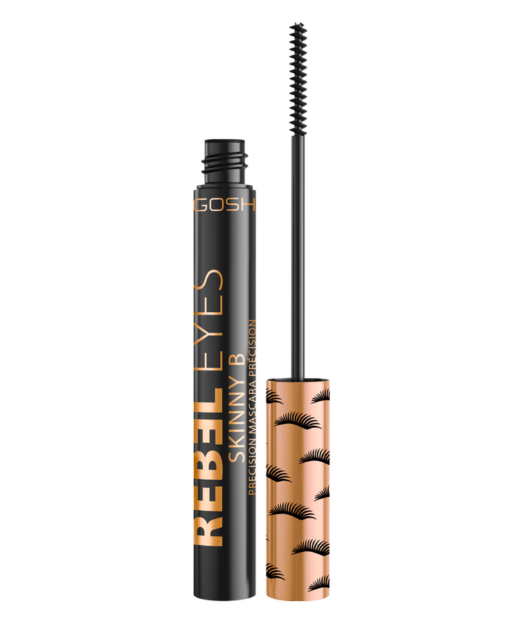 Gosh, Rebel Eyes Skinny B Mascara, tusz do rzęs, 001 Extreme Black, 6 ml