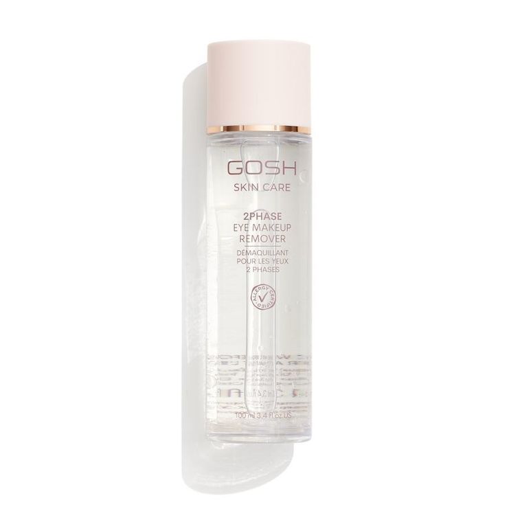 Gosh, Skin Care 2Phase Eye Makeup Remover, dwufazowy płyn do demakijażu, 100 ml