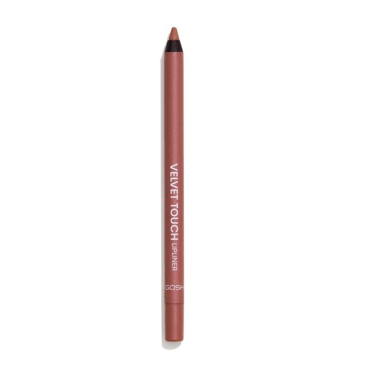 Gosh, Velvet Touch Lip Liner, wodoodporna konturówka do ust, 014 Chocolate Kiss, 1.2g