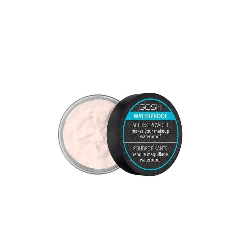 Gosh, Waterproof Setting Powder, wodoodporny puder utrwalający, 001 Transparent, 7 g