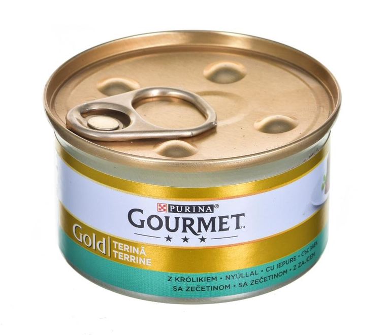 Gourmet, Gold, mokra karma dla kota, królik, 85g