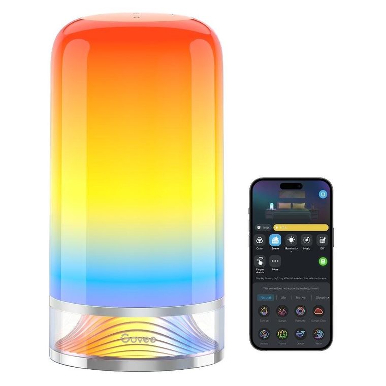 Govee, lampa LED, RGBICWW, 2700k-6500k, Wi-Fi, Bluetooth, H6022