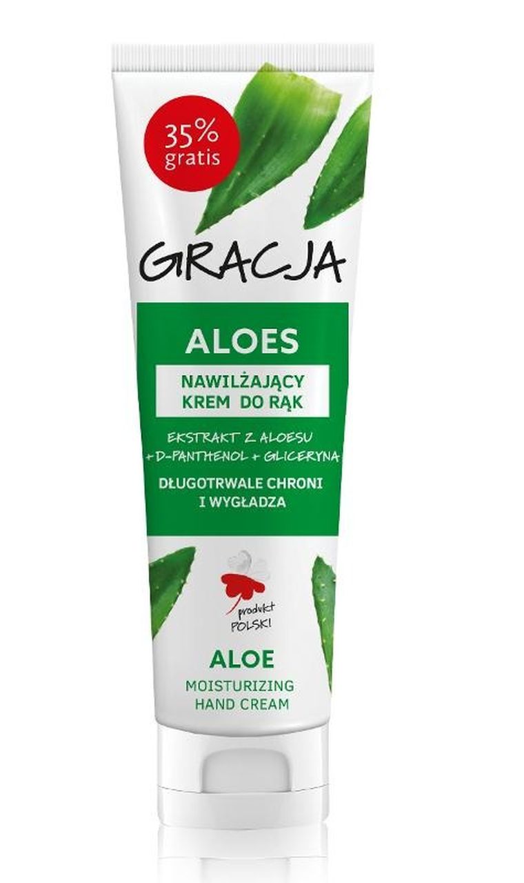 Gracja, krem nawilżający do rąk, aloes, 100 ml