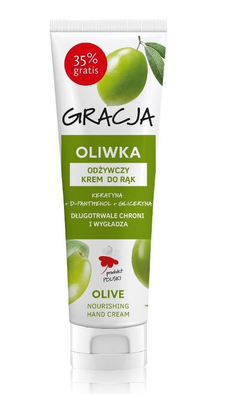 Gracja, krem odżywczy do rąk, oliwka, 100 ml