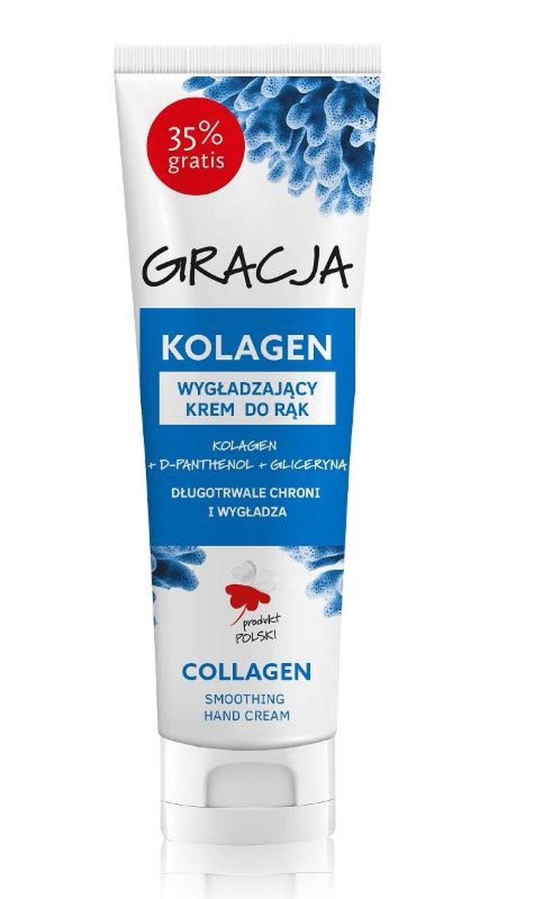 Gracja, krem wygładzający do rąk z kolagenem, 100 ml