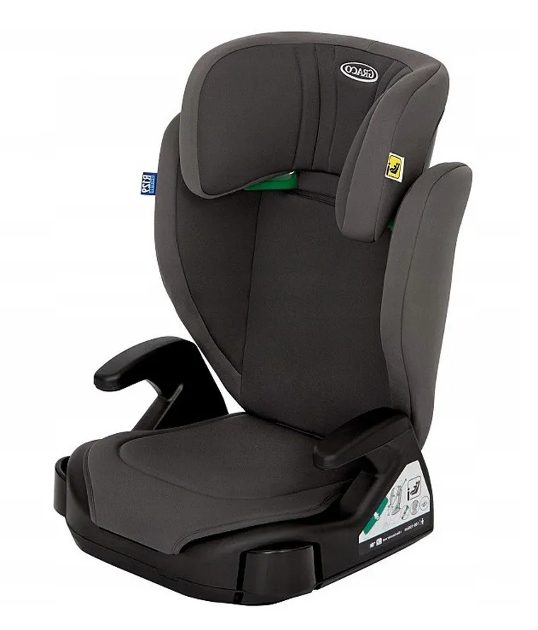 Graco, Junior Maxi, I-Size, fotelik samochodowy, Iron, 100-150 cm