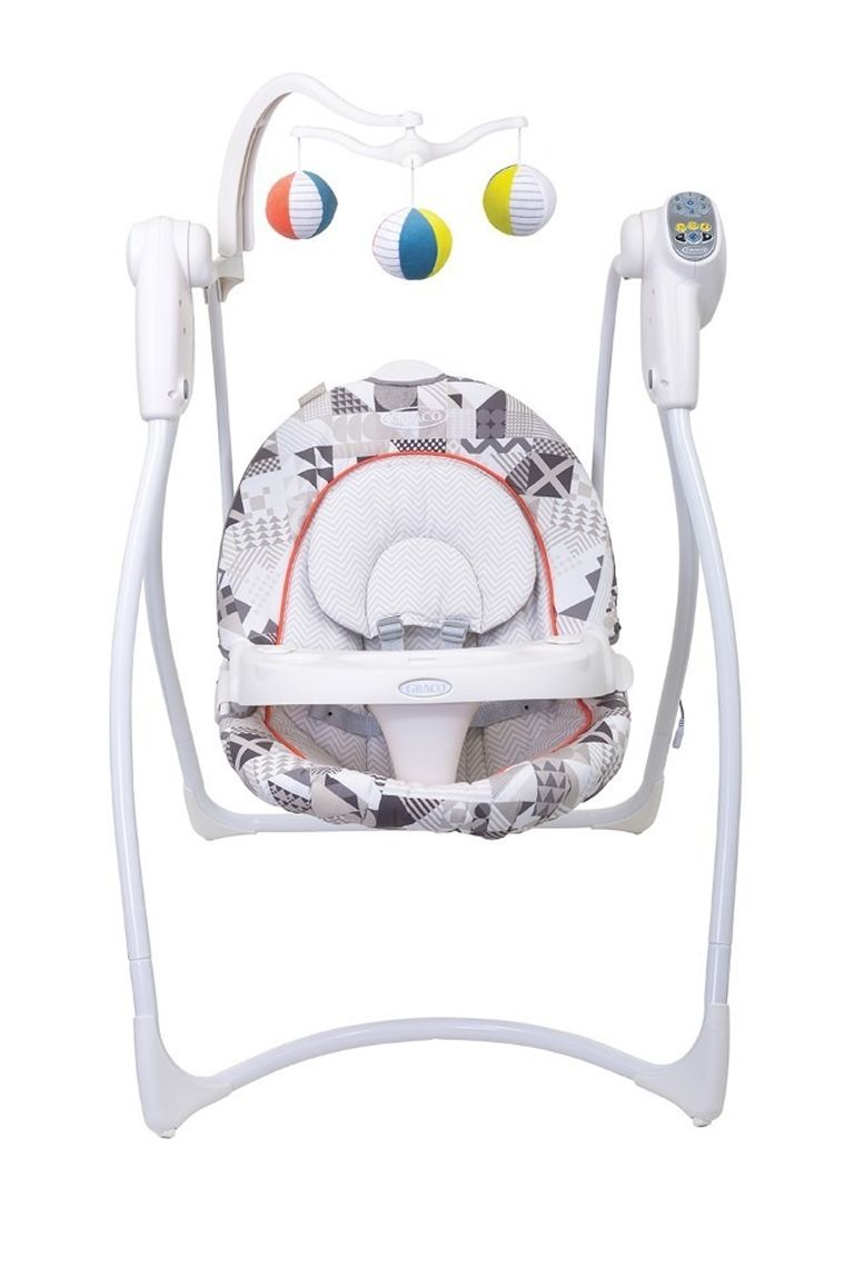 Graco, Lovin'Hug, huśtawka, Patchwork Grey