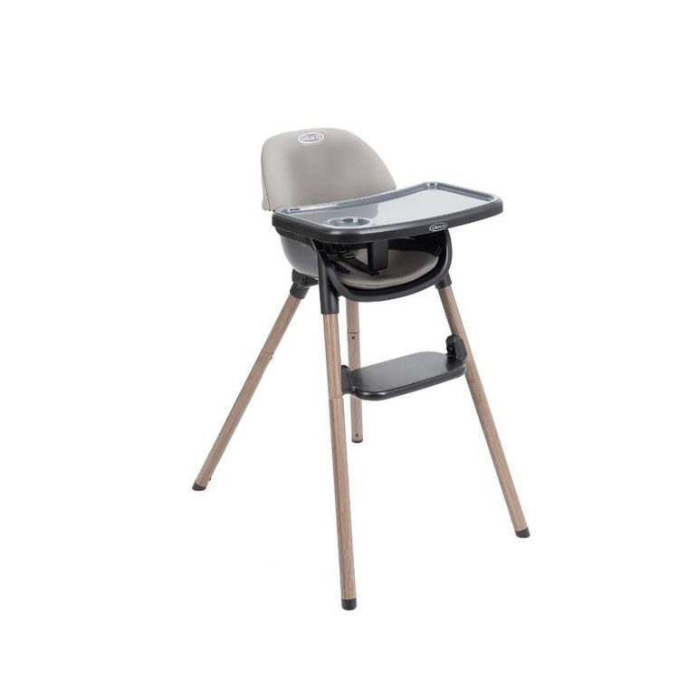 Graco, Presti, krzesełko do karmienia, 3w1, steeple grey