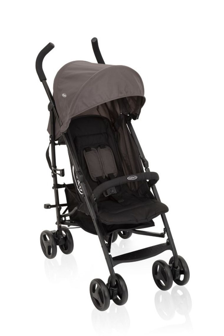 Graco, Travelite, wózek spacerowy, Black Grey
