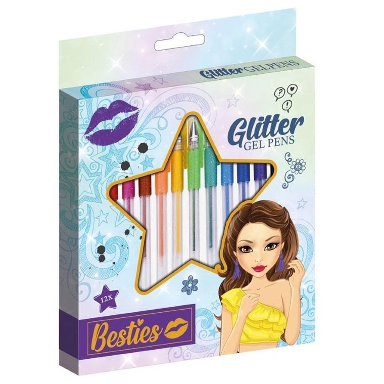 Grafix, długopisy żelowe, 12 kolorów