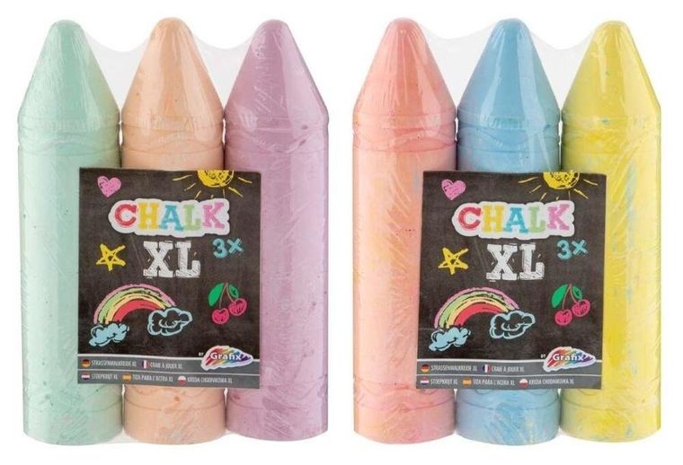 Grafix, kreda XL, 3 kolory