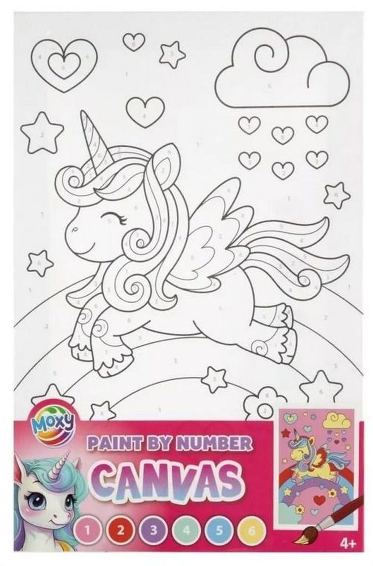 Grafix, malowania po numerach, Jednorożec