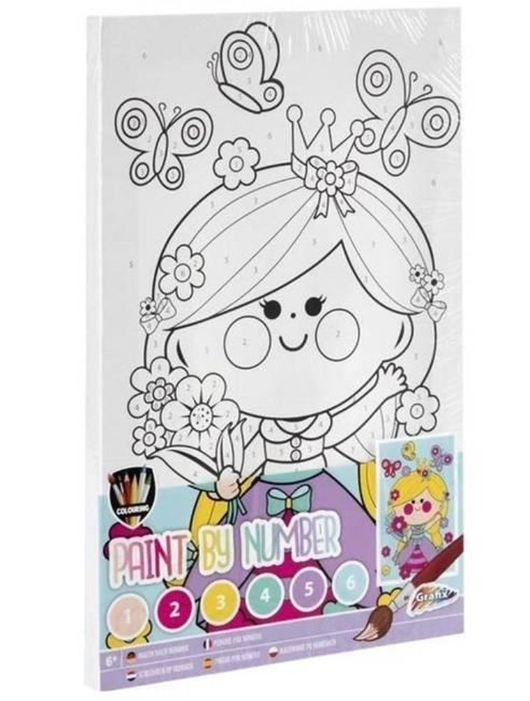 Grafix, malowanie po numerach, Księżniczka