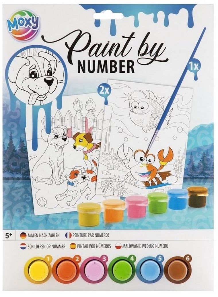 Grafix, malowanie po numerach, zwierzęta