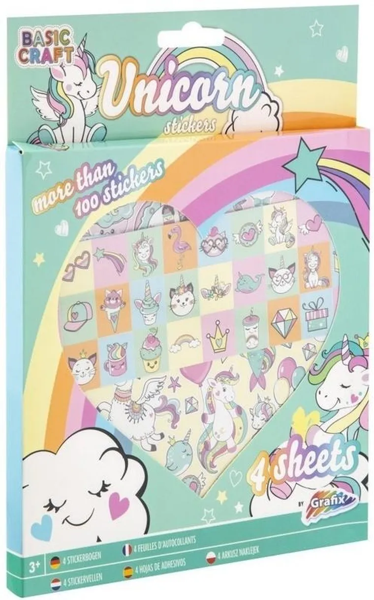 Grafix, naklejki, jednorożce