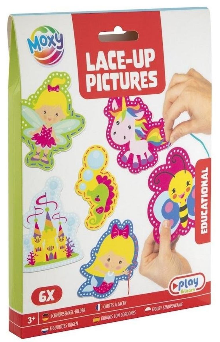 Grafix, nauka sznurowania, przeplatanka, fantastyka, 6 szt.