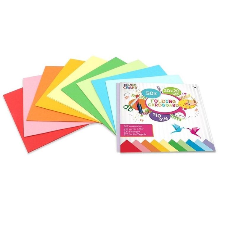 Grafix, papier składany, 50 arkuszy, 20-20 cm