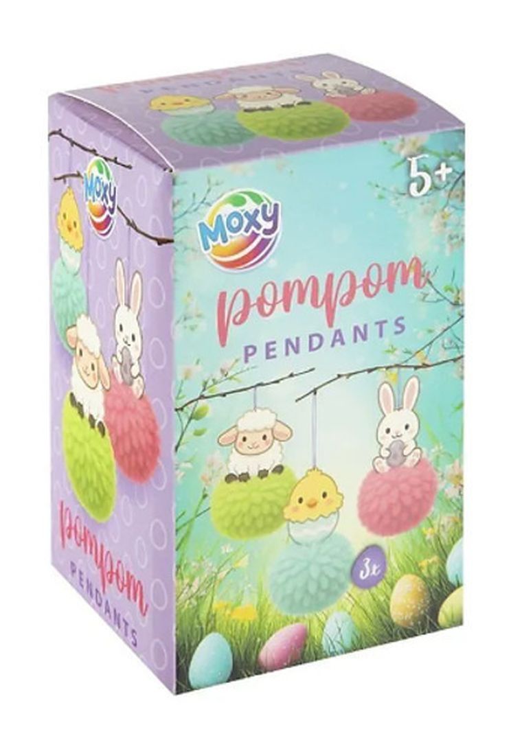 Grafix, Wielkanocne zawieszki z pomponami, zestaw kreatywny