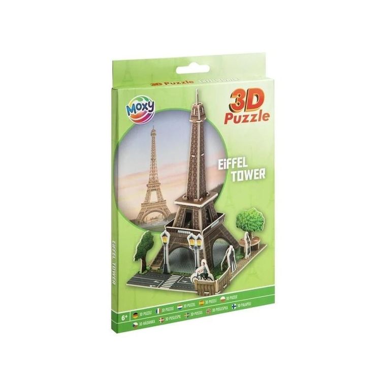 Grafix, Wieża Eiffla, piankowe puzzle 3D