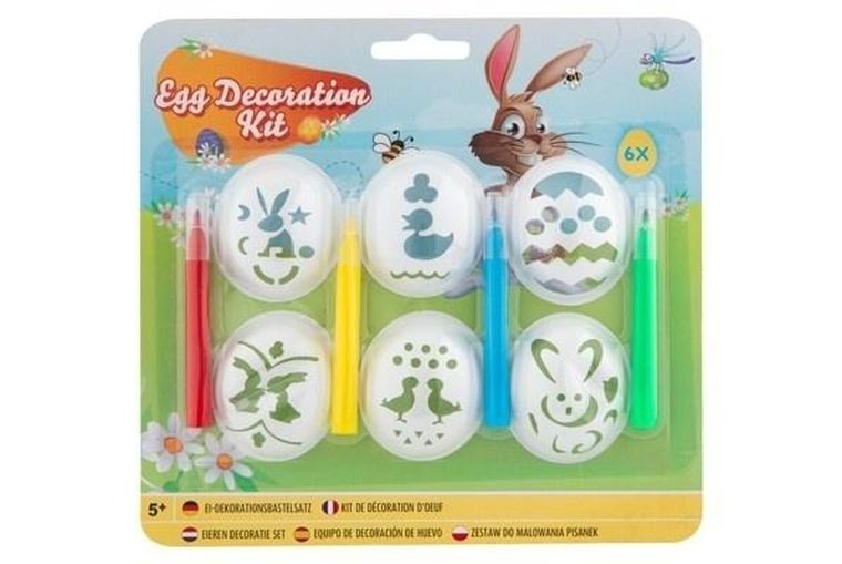 Grafix, zestaw do dekorowania jajek wielkanocnych, 6 szt.