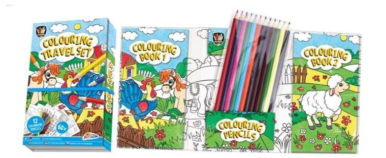 Grafix, zestaw do kolorowania, 2-osobowy