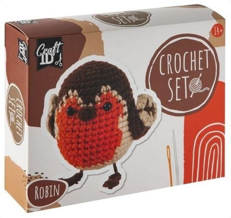 Grafix, zestaw do szydełkowania, Ptak Robin