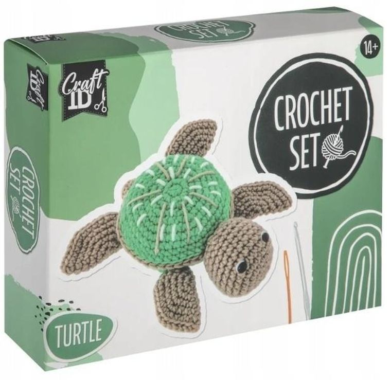 Grafix, zestaw do szydełkowania, Żółwik
