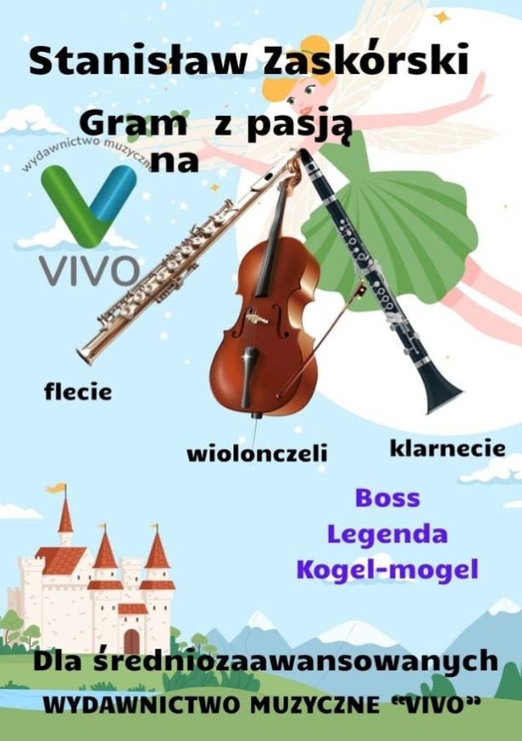 Gram z pasją na flecie, klarnecie i wiolonczeli
