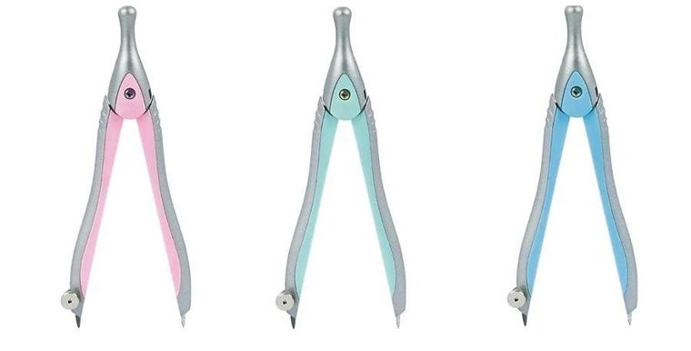 Grand, cyrkiel, pastelowy, 1 szt.