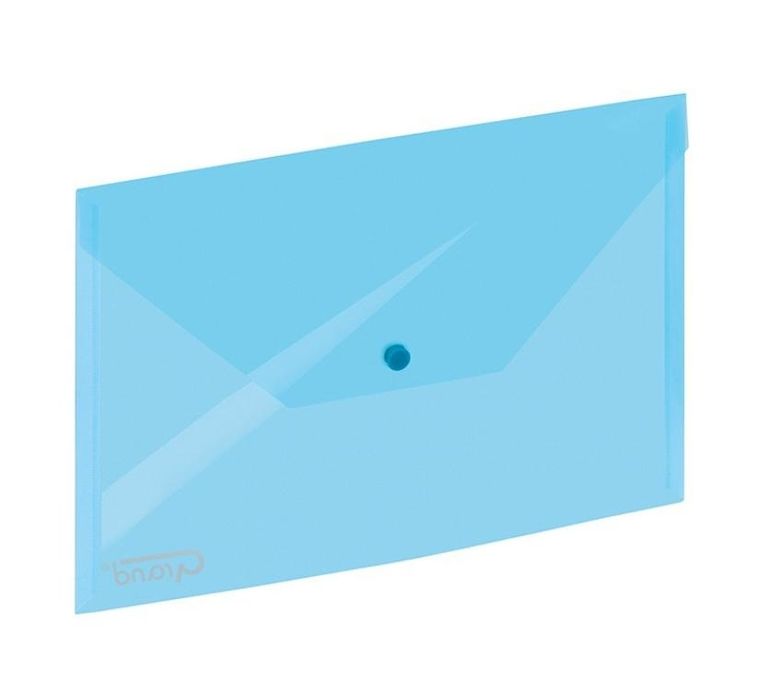 Grand, koperta PP na zatrzask, niebieska, A4, 1 szt.