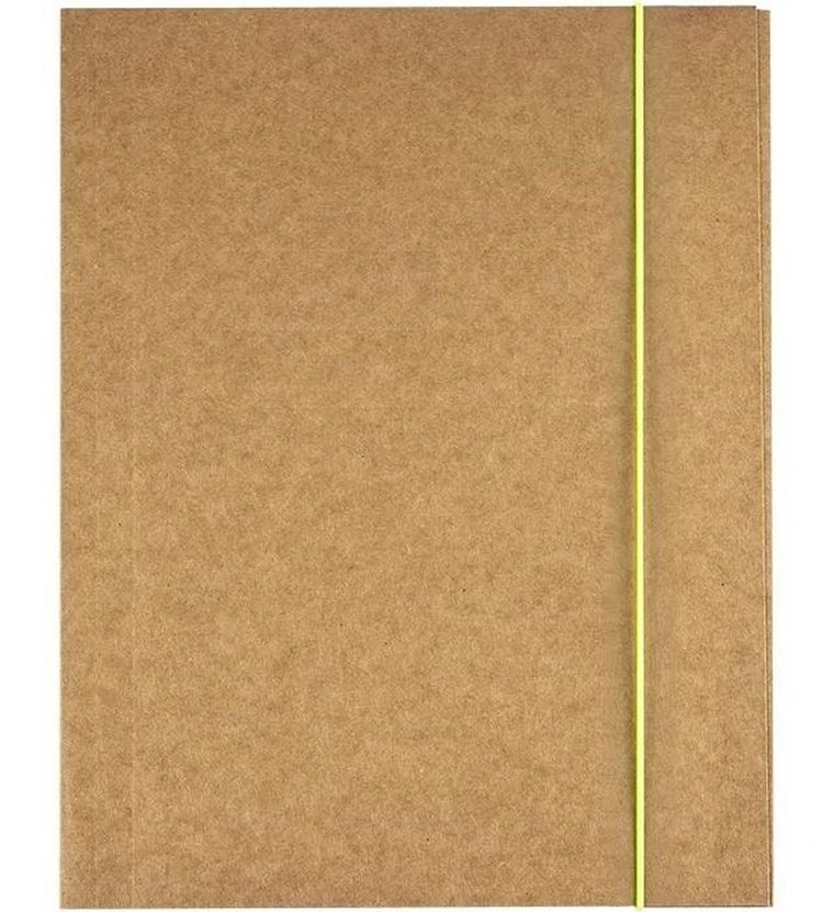 Grand, Kraftliner, teczka z gumką A4, natural, 1 szt.