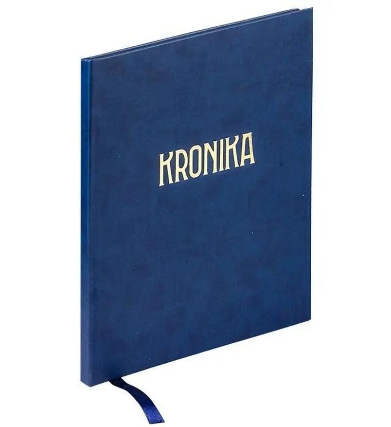 Grand, kronika A4, 120 kartek, granatowa