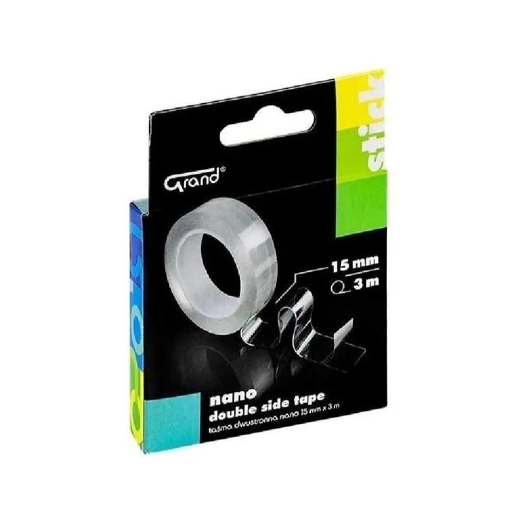 Grand, Nano, taśma dwustronna, 15mmx3m