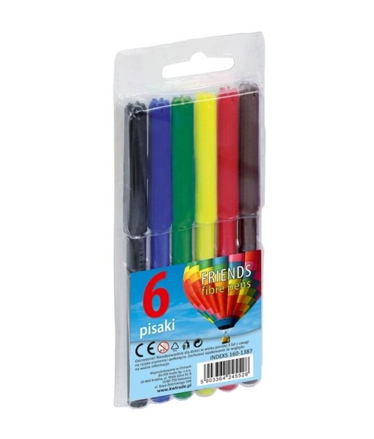 Grand, pisaki, 6 kolorów