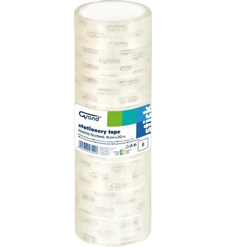 Grand, taśma biurowa, 8 szt.