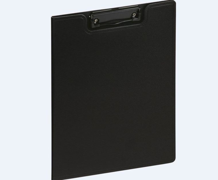 Grand, teczka z klipsem, czarna, 1 szt.