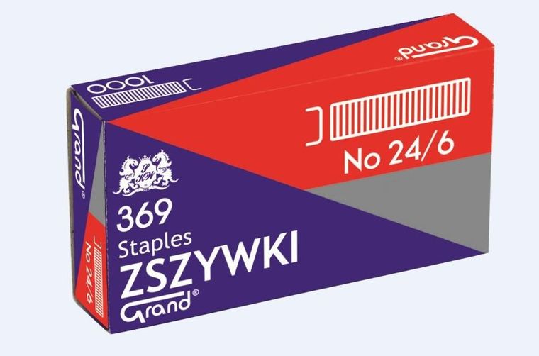 Grand, zszywki 24/6, 10-1000 szt.