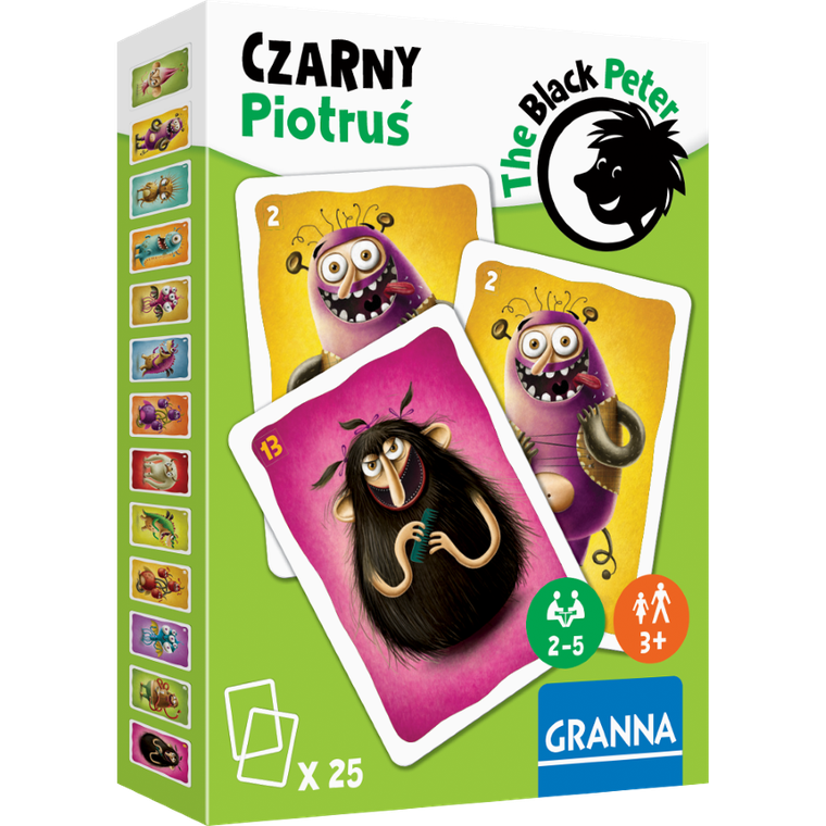 Granna, Czarny Piotruś, Potwory do szafy, gra karciana