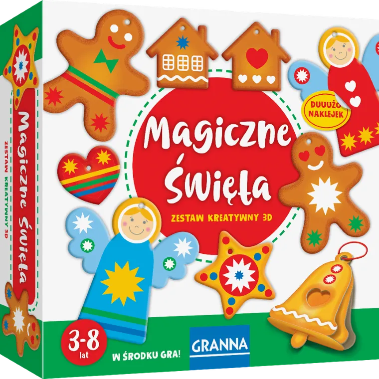 Granna, Magiczne Święta, zestaw kreatywny z memory