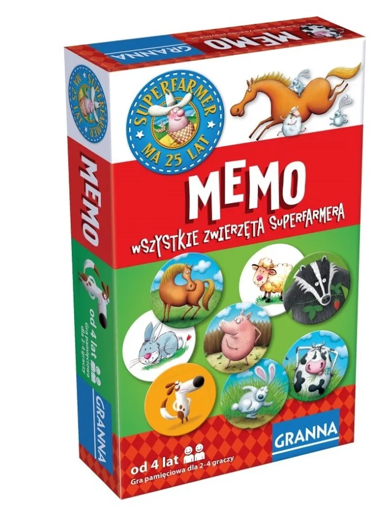Granna, Memo: Wszystkie zwierzęta Superfarmera, gra familijna