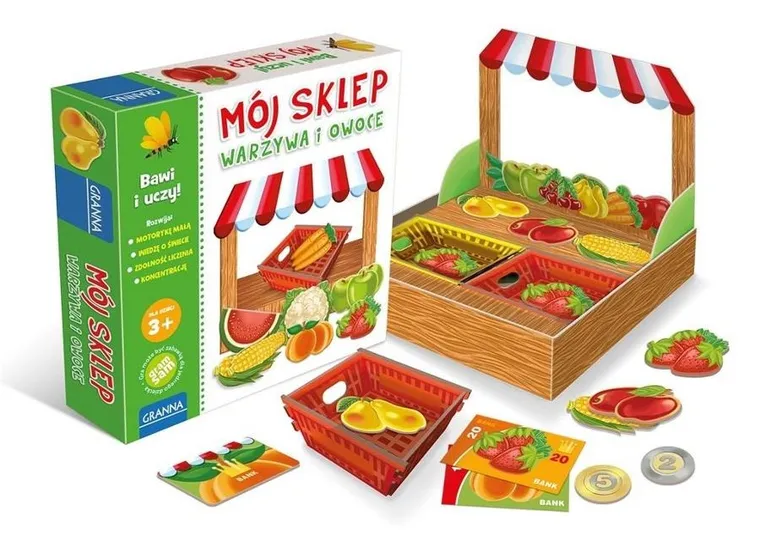 Granna, Mój sklep, Warzywa i owoce, gra edukacyjna